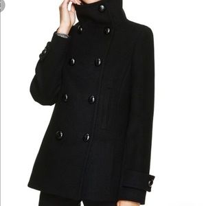 Aritzia Babaton wool peacoat black size xxs